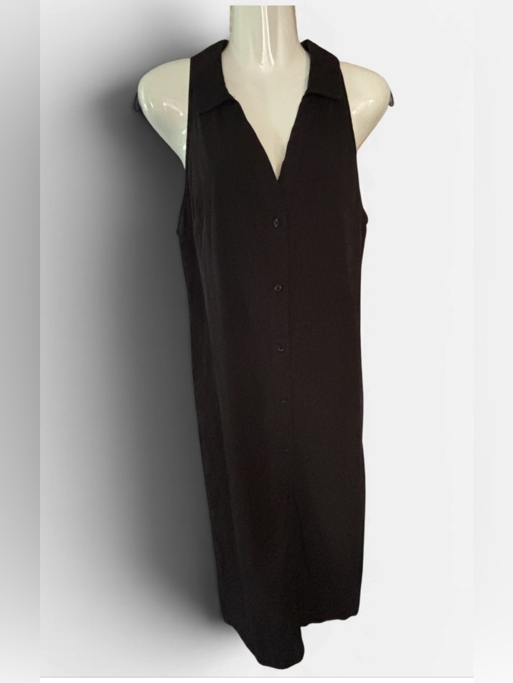 Maeve Shortsleeved, button down , midi dress, 100% cotton.